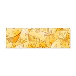 Cheese-slices-seamless-pattern-cartoon-style Sticker Bumper (10 pack) Front