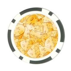 Cheese-slices-seamless-pattern-cartoon-style Poker Chip Card Guard (10 Pack) by Pakemis