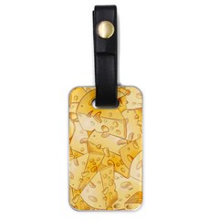 Cheese-slices-seamless-pattern-cartoon-style Luggage Tag (one Side) by Pakemis