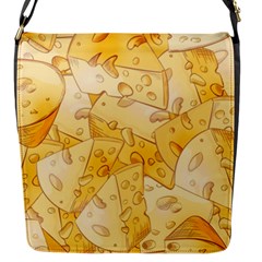 Cheese-slices-seamless-pattern-cartoon-style Flap Closure Messenger Bag (s) by Pakemis