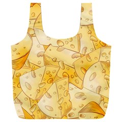 Cheese-slices-seamless-pattern-cartoon-style Full Print Recycle Bag (xxl)