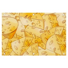 Cheese-slices-seamless-pattern-cartoon-style Banner And Sign 6  X 4 