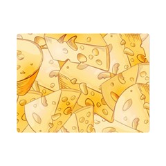 Cheese-slices-seamless-pattern-cartoon-style Flano Blanket (mini) by Pakemis