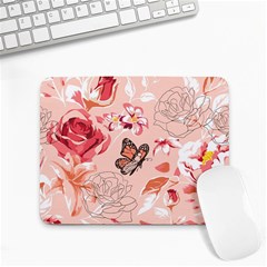 Beautiful-seamless-spring-pattern-with-roses-peony-orchid-succulents Small Mousepad