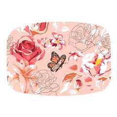 Beautiful-seamless-spring-pattern-with-roses-peony-orchid-succulents Mini Square Pill Box by Pakemis