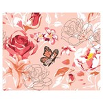 Beautiful-seamless-spring-pattern-with-roses-peony-orchid-succulents Flano Blanket (Medium) 60 x50  Blanket Front