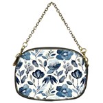 Indigo-watercolor-floral-seamless-pattern Chain Purse (Two Sides) Back