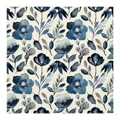 Indigo-watercolor-floral-seamless-pattern Banner And Sign 3  X 3 