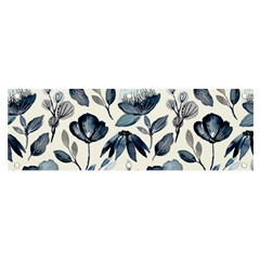 Indigo-watercolor-floral-seamless-pattern Banner And Sign 6  X 2 