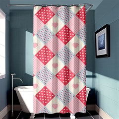 Cute-kawaii-patches-seamless-pattern Shower Curtain 36  X 72  (stall)  by Pakemis