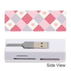 Cute-kawaii-patches-seamless-pattern Memory Card Reader (stick) by Pakemis