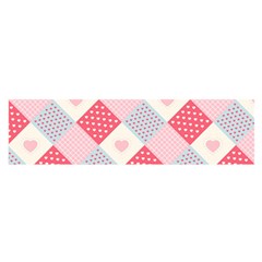 Cute-kawaii-patches-seamless-pattern Oblong Satin Scarf (16  X 60 ) by Pakemis