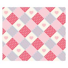 Cute-kawaii-patches-seamless-pattern Flano Blanket (small) by Pakemis