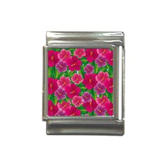 Background-cute-flowers-fuchsia-with-leaves Italian Charm (13mm)