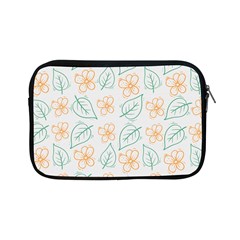 Hand-drawn-cute-flowers-with-leaves-pattern Apple Ipad Mini Zipper Cases by Pakemis