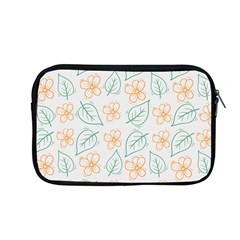 Hand-drawn-cute-flowers-with-leaves-pattern Apple MacBook Pro 13  Zipper Case