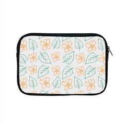 Hand-drawn-cute-flowers-with-leaves-pattern Apple MacBook Pro 15  Zipper Case