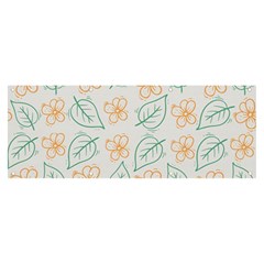 Hand-drawn-cute-flowers-with-leaves-pattern Banner and Sign 8  x 3 