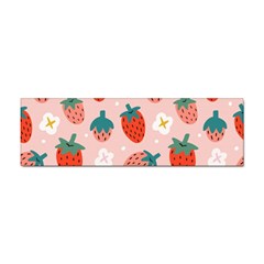 Strawberry-seamless-pattern Sticker Bumper (10 Pack)