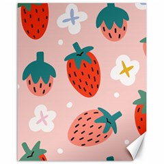 Strawberry-seamless-pattern Canvas 16  X 20  by Pakemis