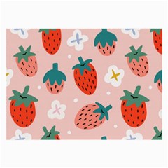 Strawberry-seamless-pattern Large Glasses Cloth (2 Sides) by Pakemis