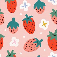 Strawberry-seamless-pattern Play Mat (rectangle) by Pakemis