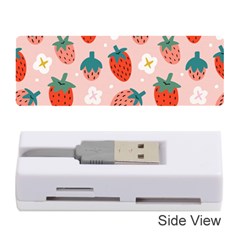 Strawberry-seamless-pattern Memory Card Reader (stick) by Pakemis