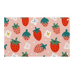 Strawberry-seamless-pattern Banner And Sign 5  X 3 