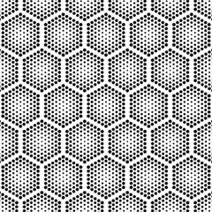 Halftone-tech-hexagons-seamless-pattern Play Mat (square)