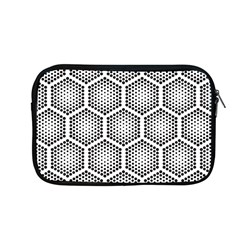 Halftone-tech-hexagons-seamless-pattern Apple Macbook Pro 13  Zipper Case by Pakemis