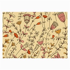 Seamless-pattern-with-different-flowers Large Glasses Cloth (2 Sides)