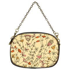 Seamless-pattern-with-different-flowers Chain Purse (One Side)