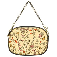 Seamless-pattern-with-different-flowers Chain Purse (Two Sides)