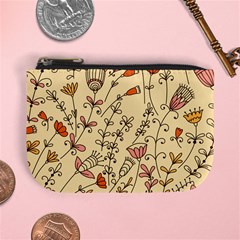 Seamless-pattern-with-different-flowers Mini Coin Purse