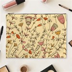 Seamless-pattern-with-different-flowers Cosmetic Bag (XL) Front