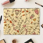 Seamless-pattern-with-different-flowers Cosmetic Bag (XL) Back