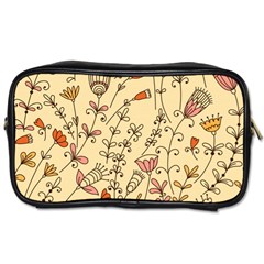 Seamless-pattern-with-different-flowers Toiletries Bag (One Side)