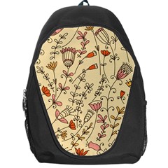 Seamless-pattern-with-different-flowers Backpack Bag