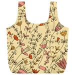 Seamless-pattern-with-different-flowers Full Print Recycle Bag (XL) Front