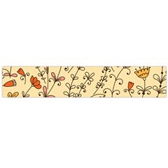 Seamless-pattern-with-different-flowers Large Flano Scarf 