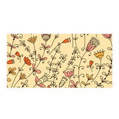 Seamless-pattern-with-different-flowers Satin Wrap 35  x 70 