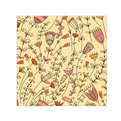 Seamless-pattern-with-different-flowers Square Satin Scarf (30  x 30 )