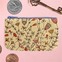 Seamless-pattern-with-different-flowers Large Coin Purse