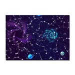 Realistic-night-sky-poster-with-constellations Sticker A4 (100 pack) Front