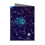 Realistic-night-sky-poster-with-constellations Mini Greeting Cards (Pkg of 8) Left