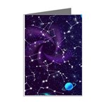 Realistic-night-sky-poster-with-constellations Mini Greeting Cards (Pkg of 8) Right