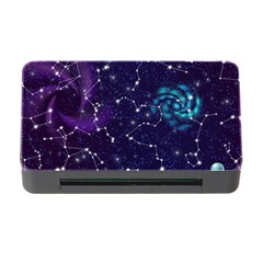 Realistic-night-sky-poster-with-constellations Memory Card Reader With Cf by Pakemis