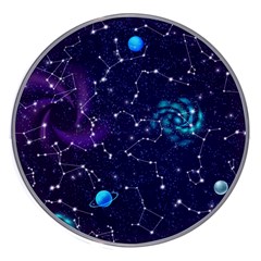 Realistic-night-sky-poster-with-constellations Wireless Charger by Pakemis