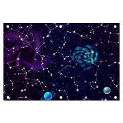 Realistic-night-sky-poster-with-constellations Banner And Sign 6  X 4 