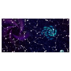 Realistic-night-sky-poster-with-constellations Banner And Sign 8  X 4  by Pakemis